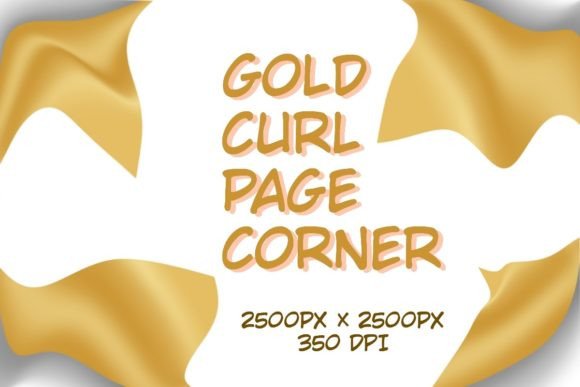 Download Gold Curl Page Corner - Old Collection
