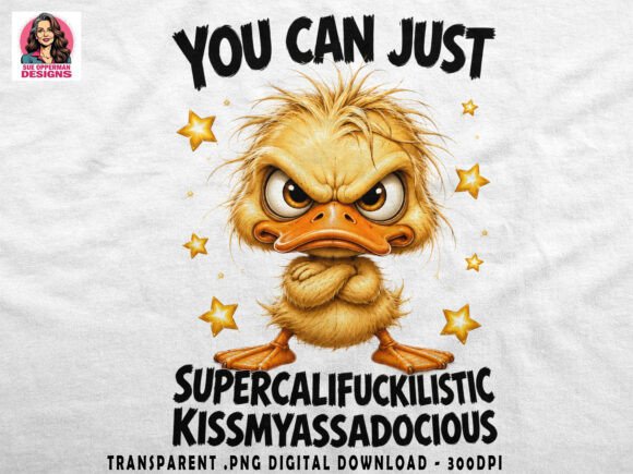 Download Title: Grumpy Duck PNG | Funny Attitude - Title Collection